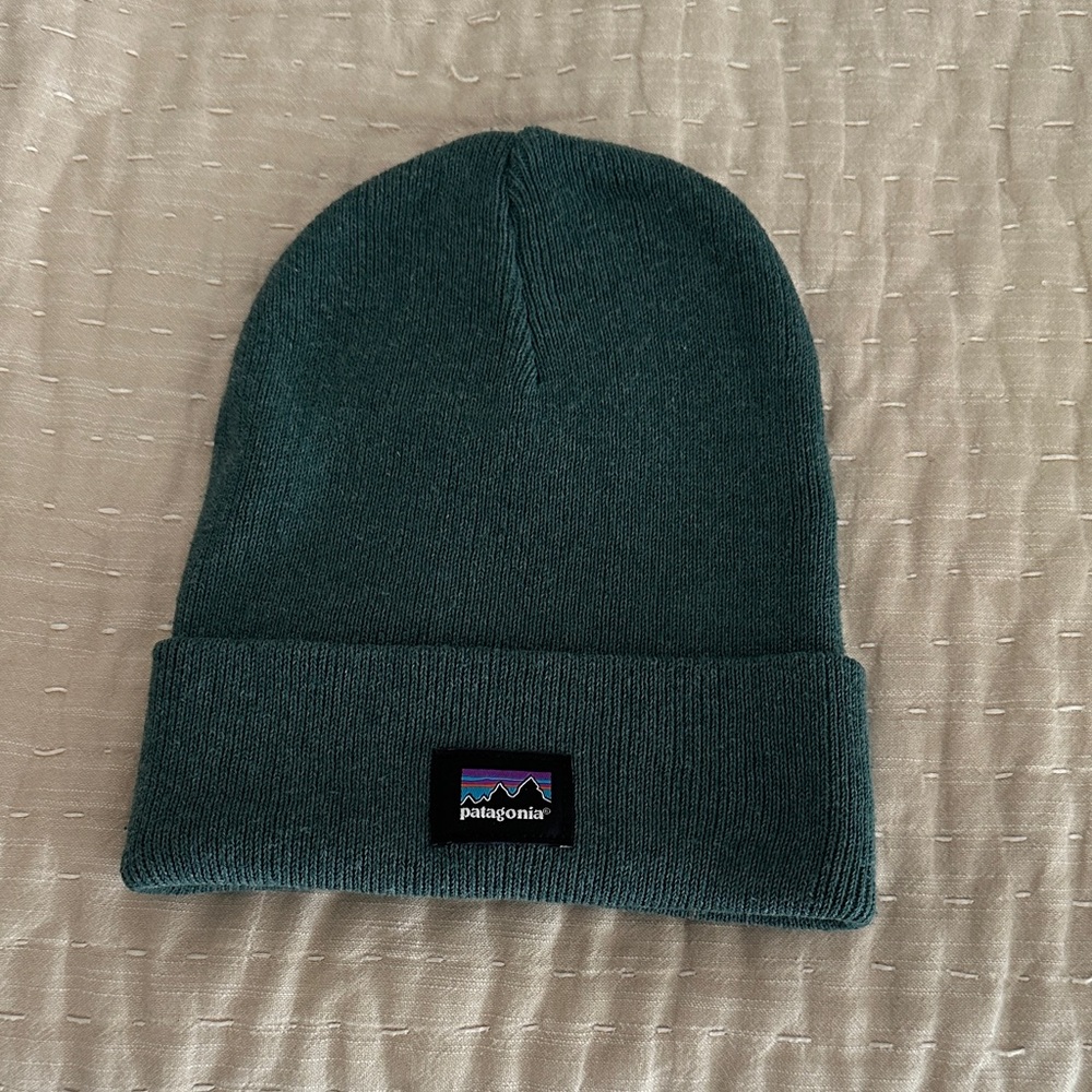 Patagonia Teal Knit Hat